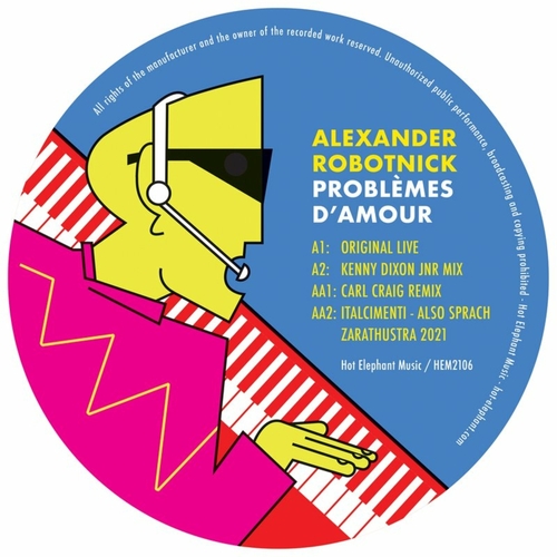 Alexander Robotnick - Problemes d'Amour (KDJ & Carl Craig Mixes) [HEM2106D]